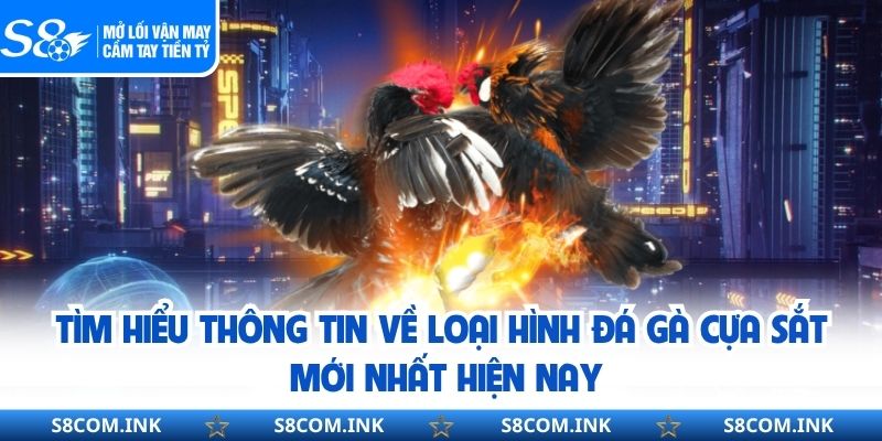 Tìm hiểu thông tin về loại hình đá gà cựa sắt mới nhất hiện nay